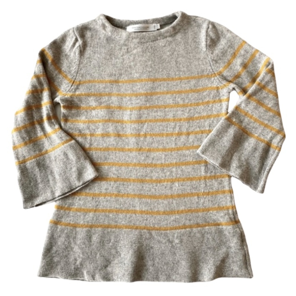 Contemporaine Wool Cashmere Blend Bell Sleeve Sweater